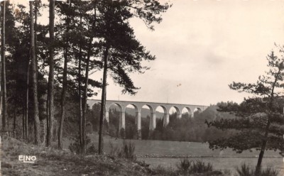 landscape on the Viaduct of PONTEMPEYRAT and ANCE Valley - Bois de Craponne