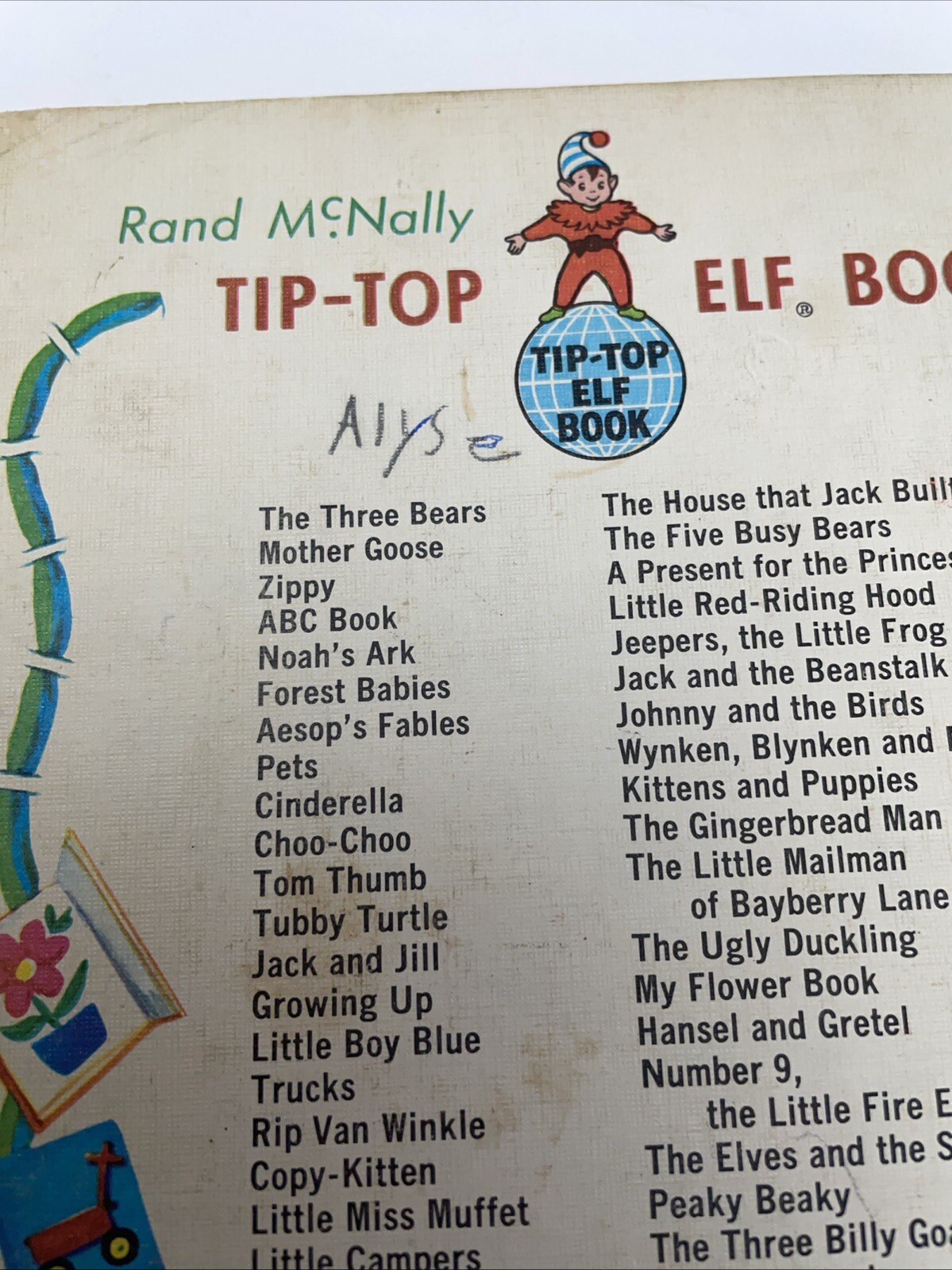 Vintage 1967 CHATTERDUCK  Rand McNally Tip Top Elf  Hardback Book Colorful