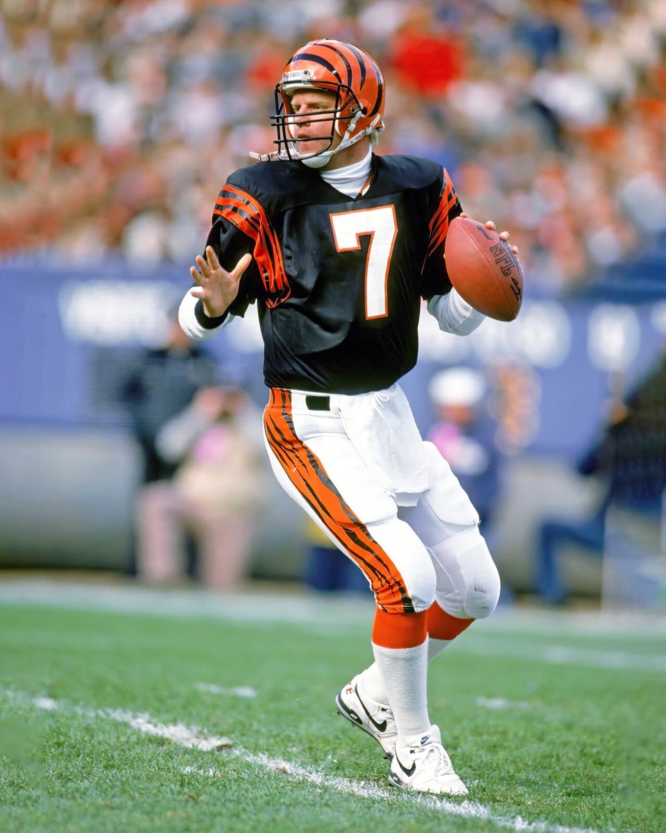 Boomer Esiason #7 Cincinnati Bengals NFL 8"X10" Glossy Photo Print 2-JKR |  eBay