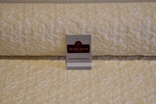 £12.99 Floral Jacquard Bridal Brocade 64" Wide Fabric Mtex MA841 - Picture 17 of 35