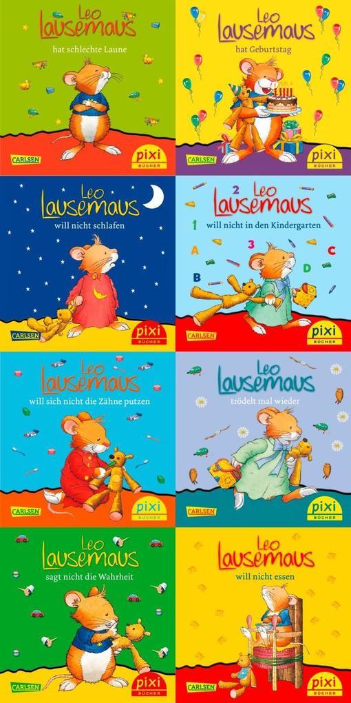 Thumbnail - Pixi-bundle 8er Serie 271: Neues Von Leo Lausemaus (8x1 Exemplar) |