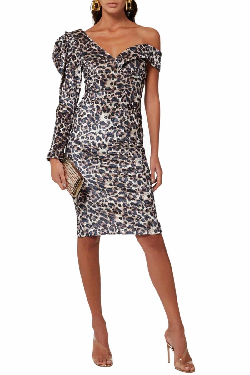 Lavish alice cheap leopard dress