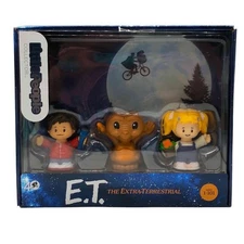 New Fisher-Price Little People Collector E.T. 3-Pack Figs Alien, Elliot & Gertie