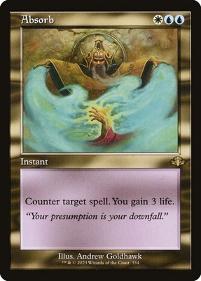 Absorb Foil - Dominaria Remastered MTG-NM