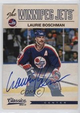2012-13 Panini Classics Signatures Auto Laurie Boschman #200 Auto o1m