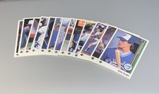 1989 Upper Deck Baseball - Lot Of 13 Toronto Blue Jays Cards - NM+