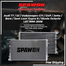 Spawon 2rowaluminum Radiator Fit Volkswagen Golf Jetta City Audi Tt L4 1999-2010 Spawon 2rowaluminum Radiator Fit Volkswagen Golf Jetta City Audi Tt L4 1999-2010