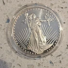 SilverTowne 1 oz .999 Fine Silver Bullion Round Liberty Design .999 Fineness
