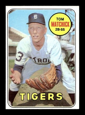 1969 Topps #344 Tom Matchick Tigers EX+ *2p