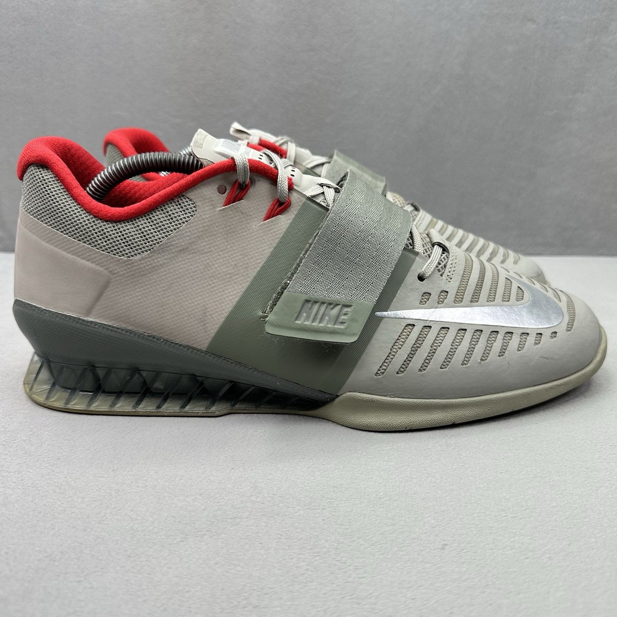Mens Size Nike Romaleos Shoes Dark Stucco Weightlifting Shoes Gym  Olympic