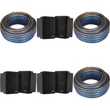 Kicker 3 Pair  KB6B 2-Way Full Range Indoor Outdoor Speakers Pair Weather...