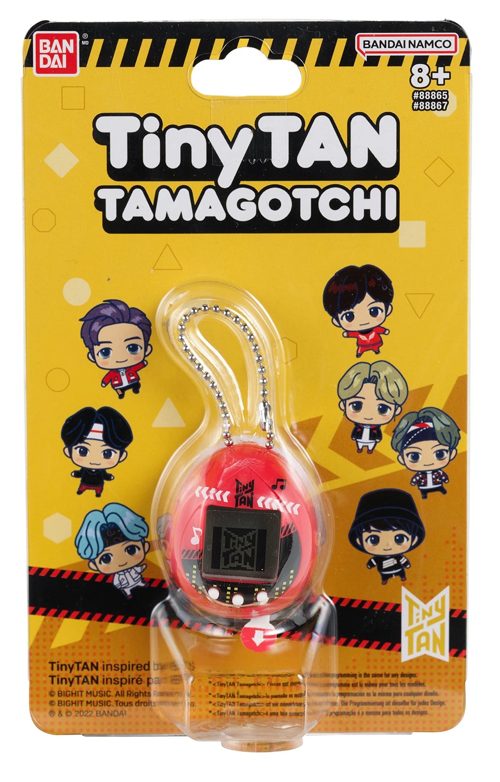 TAMAGOTCHI Nano TinyTAN Red   BTS TinyTAN Virtuelle Haustier-Handspielmaschine