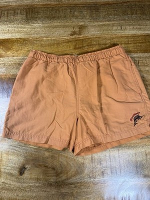 Vintage Caribbean Swimwear Salmon Swim Trunks Mens Small Lined Shorts