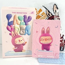 POP MART x Labubu The Monsters Lazy Yoga Series Figure Dolls Toy - Sweating