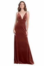Jenny Yoo velvet midi dress size size 2