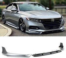 For 2018-2020 Honda Accord Silver Yofer Style Front Bumper Lip Splitter Kit