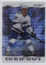 2020-21 Upper Deck Allure Iced Out Blue Auto Yanni Gourde #IO-12 Auto 01u2