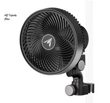 AC Infinity CLOUDRAY S6 6" Grow Tent Clip Fan, 10-Speed EC Motor, 10-Level Oscil