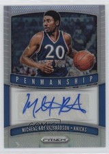 2019-20 Panini Prizm Penmanship Silver Micheal Ray Richardson #PM-MRR Auto 1o3y