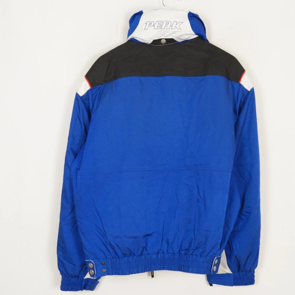 Chaqueta de esquí PEAK PERFORMANCE para hombre talla L aislada azul plegable capucha termolite Foto 2 de 4