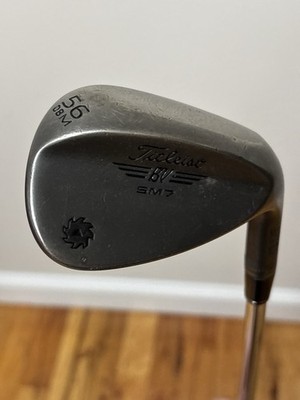 Titleist Vokey SM7 Jet Black M-Grind 56* 8 Sand Wedge Steel Shaft S200 Wege Flex