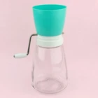 Vintage Nut Grinder Federal Housewares Nibot Corp Chicago Turquoise Aqua 1950s