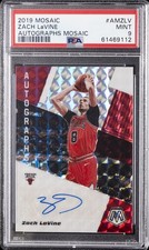 2019 PANINI MOSAIC AUTOS MOSAIC #AMZLV ZACH LAVINE PSA 9 AUTO