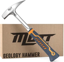 22Oz Professional Rock Hammer - Geology Pick for Rockhounding and Fossil Hunting