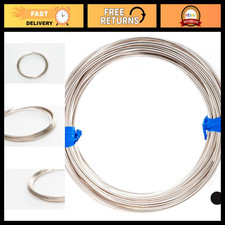 20 Gauge Sterling Silver Craft Wire - Round Half Hard, 5FT USA Made Jewelry Supp