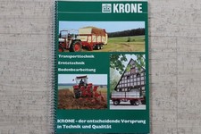 Krone Landmaschinen Buch DIN A4, Transport & Erntetechnik, Bodenbearbeitung 1982