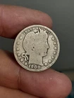 1900- P Barber Quarter Dollar