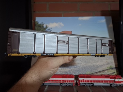 Walthers Gold Line (?) Autorack cerrado de tres niveles Conrail 89' - ETTX #701536 | Condition: Used