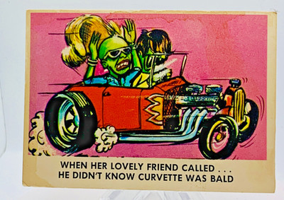 1965 Vintage Fleer Corp Hawk Model Co. Weird-Ohs Trading Card #27