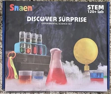 Discover Surprise Science Experiment Kit 120+lab Science Experiments, Snaen NEW