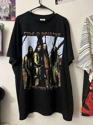 Vintage 90 s Type O Negative All You Need Is Blood T-Shirt Size XL