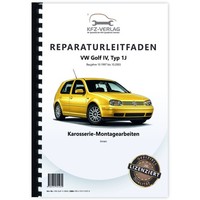 VW Golf 4 Typ 1J 1997-2003 Karosserie Montagearbeiten Innen Reparaturhandbuch