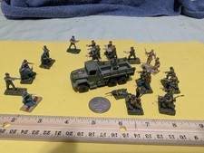airfix, American soldiers, German ,Soldiers vintage,plastic toy soldiers. Truck