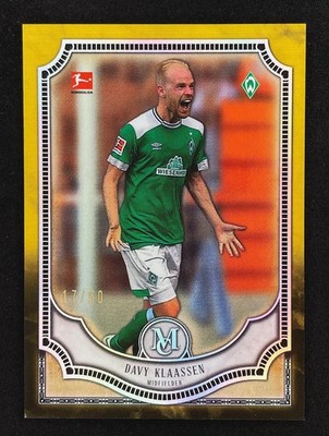 Topps 2018-19 Bundesliga Museum Davy Klaassen /50 Werder Bremen