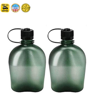 Nalgene Oasis Bottle (Foliage, 1-Quart) (Foliage, 2-Pack). NEW