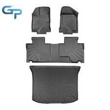 Cargo Linerfloor Mats For Ford Edge 2007-14 Lincoln Mkx 2007-15 Blk Waterproof