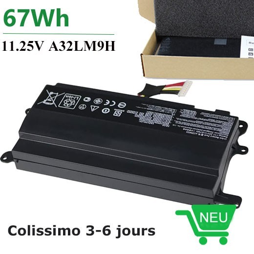 Batterie ordinateur portable GL502VS A32N1511 autonomie