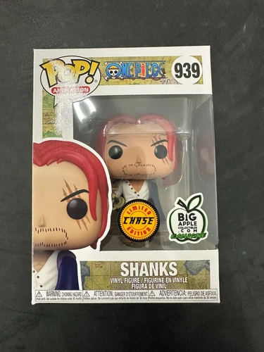 Funko Pop! Vinyl: One Piece Shanks (Chase) - Big Apple (BAC) w/ Protector #939