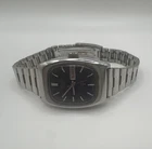 Seiko Automatic Day/Date Black Dial Steel Bracelet Vintage 1970s