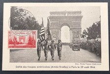 France timbre 1944 Carte Maximum 403 20 eme anniversaire de l’armistice