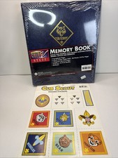 BSA Cub Scouts Of America 1  Scrapbook Binder Album VTG 1996 And Stickers NIP