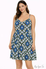 NWT Old Navy Fit & Flare Cami Dress Size L XL