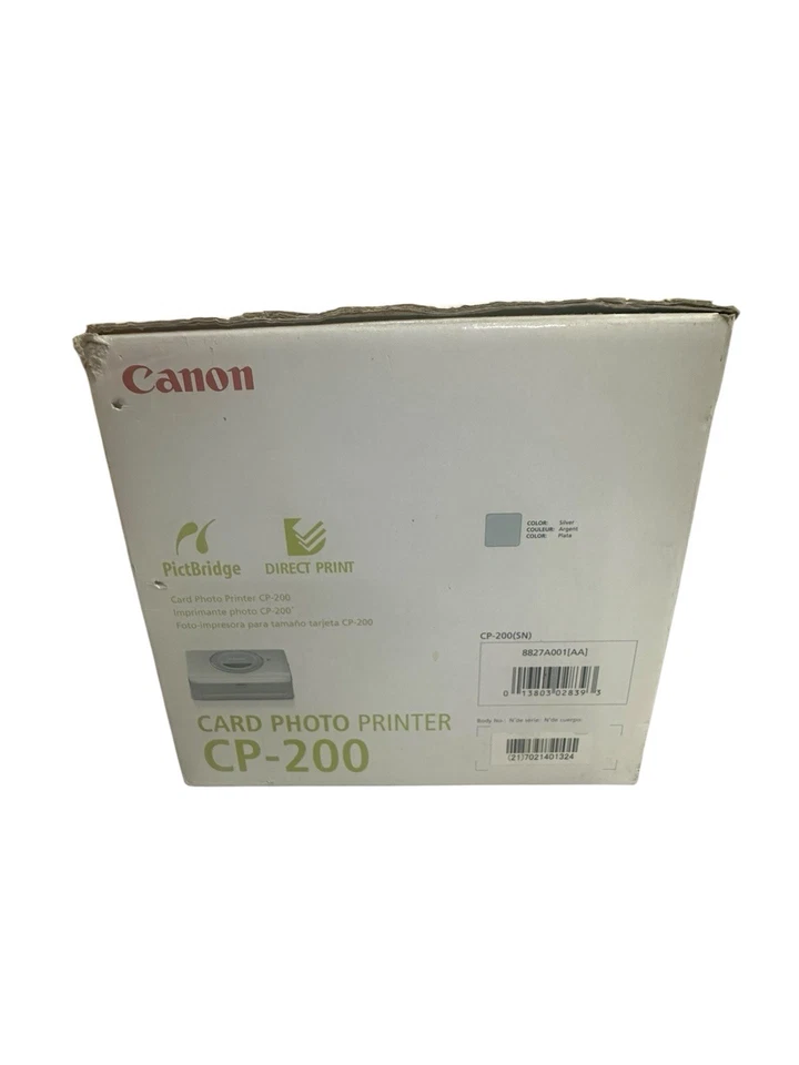 NIB Cannon CP-200 Card Photo Printer Direct Printing Portable Travel Box MOBILE - Image 2 of 4