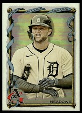Austin Meadows 2023 Allen & Ginter #159 Silver Portrait Tigers Baseball Card