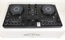 Alpatheta DDJ-FLX2 Kompakter 2-Kanal DJ-Controller, Mixer, 3-Band Schwarz *