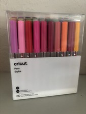 Cricut Extra Fine Point Pens 30 Pak Multi Color Gel Pen Marker Set 0.3 2008025